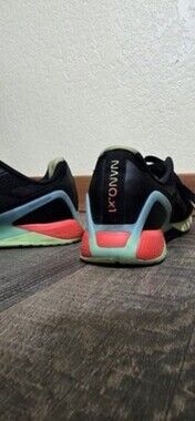 NWT Reebok Nano X1 Grow Women’s 7.5 Training Shoes Black Green Eco Floatride